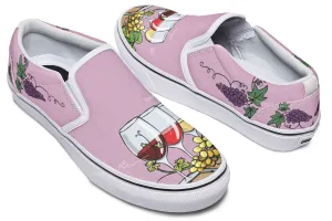 Wine Tasting Slip-On Shoes