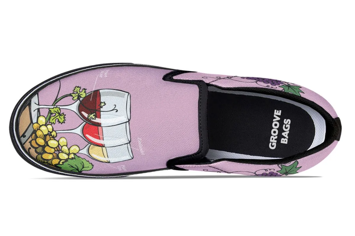 Wine Tasting Slip-On Shoes