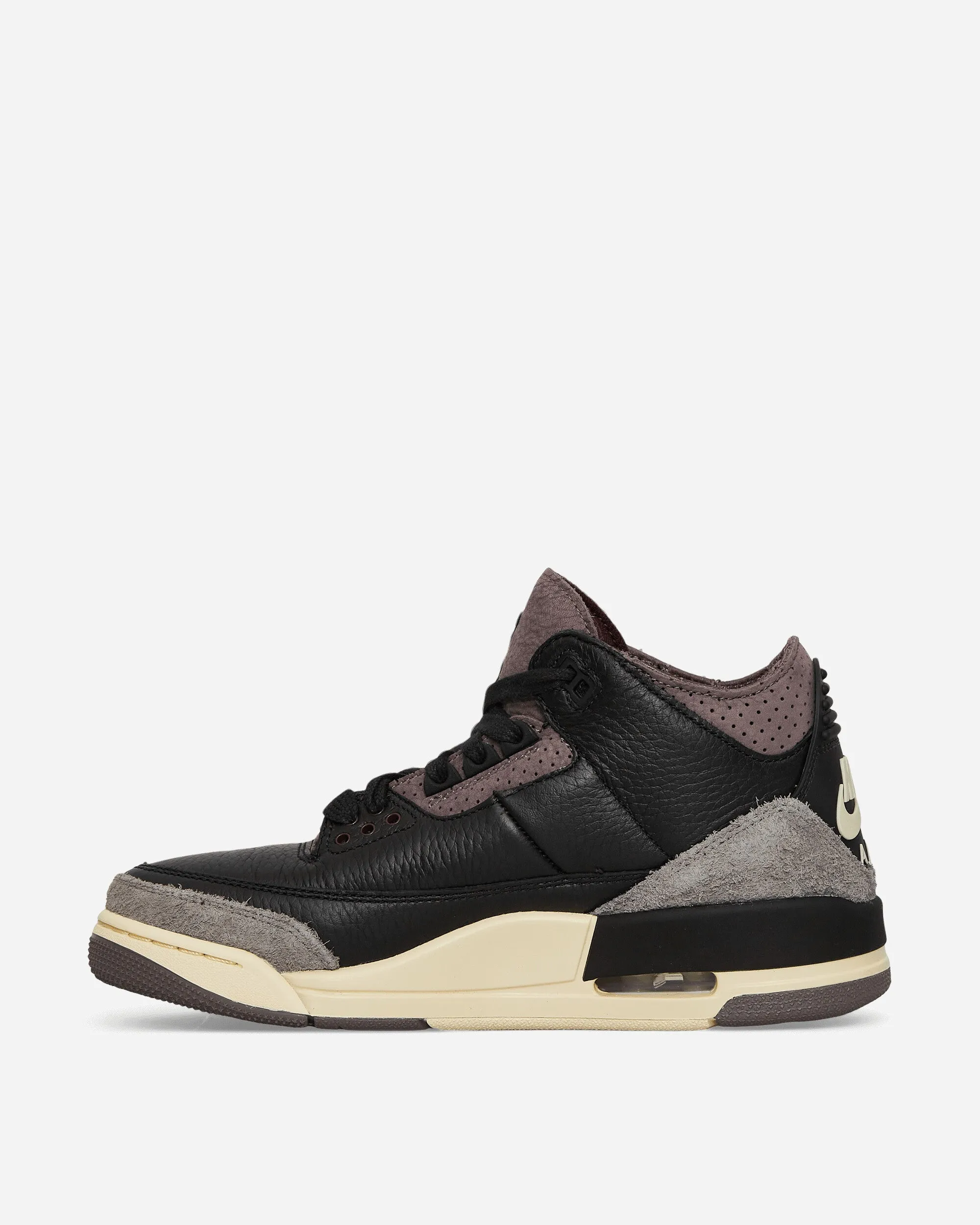 Women's A Ma Manire Air Jordan 3 Sneakers Black / Flat Pewter