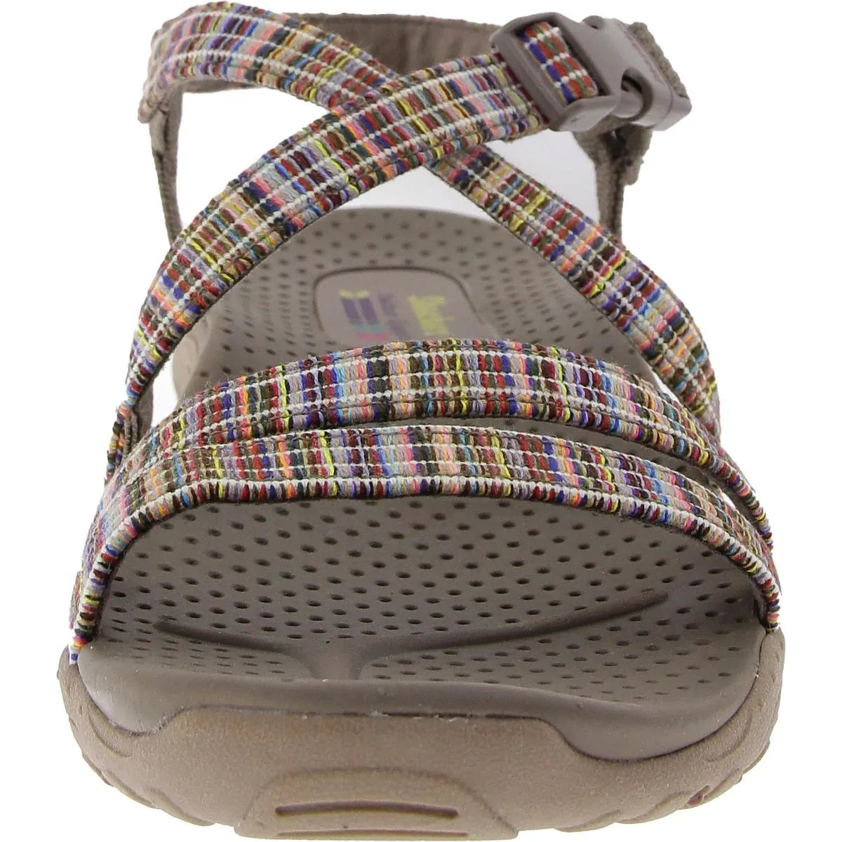 Womens Adjustable Knit Slingback Sandals