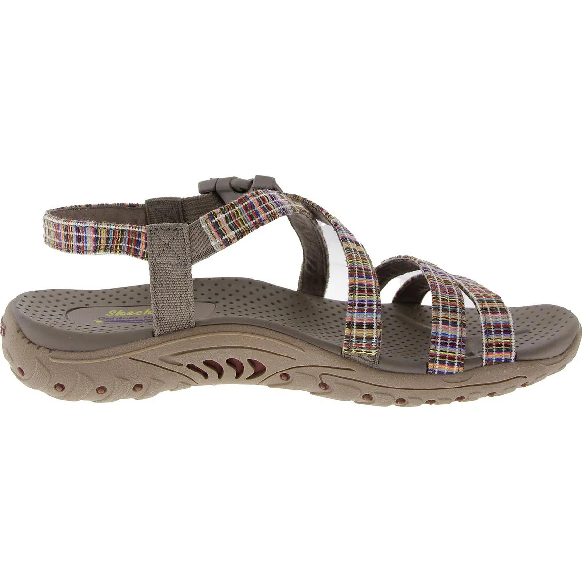 Womens Adjustable Knit Slingback Sandals