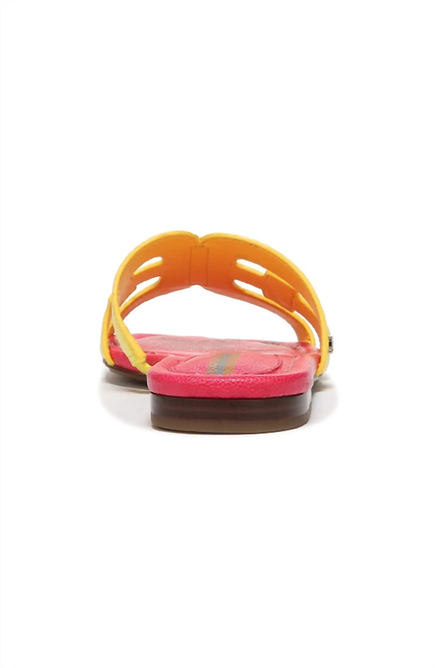 Women's Bay Slide Sandal In Mimosa Yellow Ultra Fuchsia
