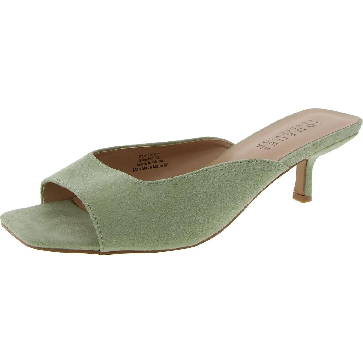 Womens Faux Suede Heels