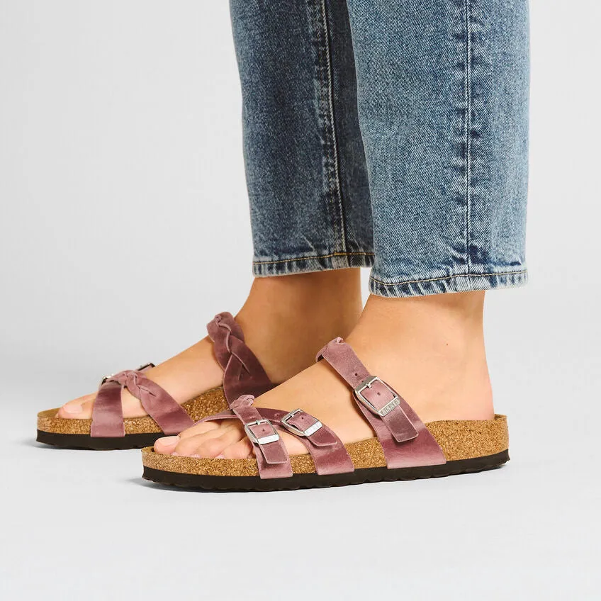 Women's Franca Braid Lavender Oiled Leather