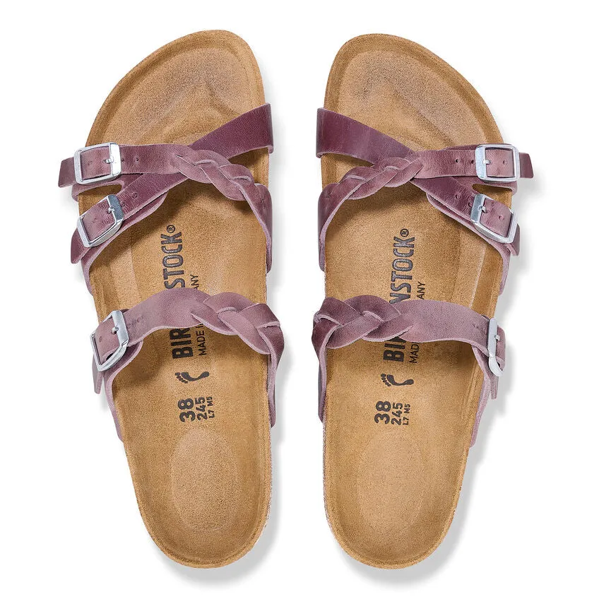 Women's Franca Braid Lavender Oiled Leather