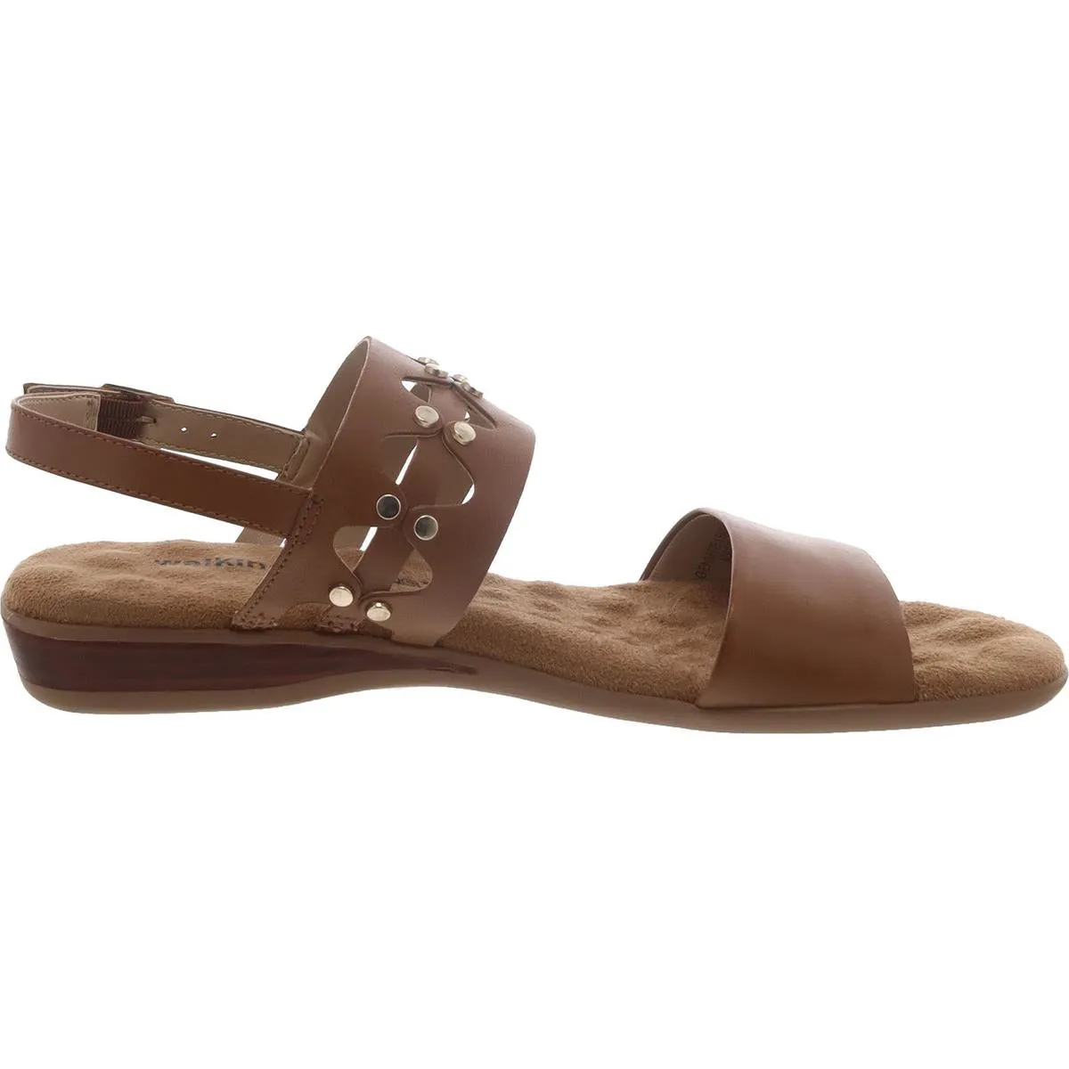 Womens Leather Casual Wedge Sandals
