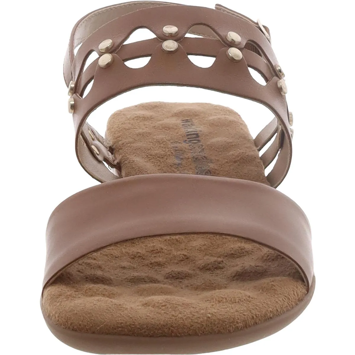 Womens Leather Casual Wedge Sandals