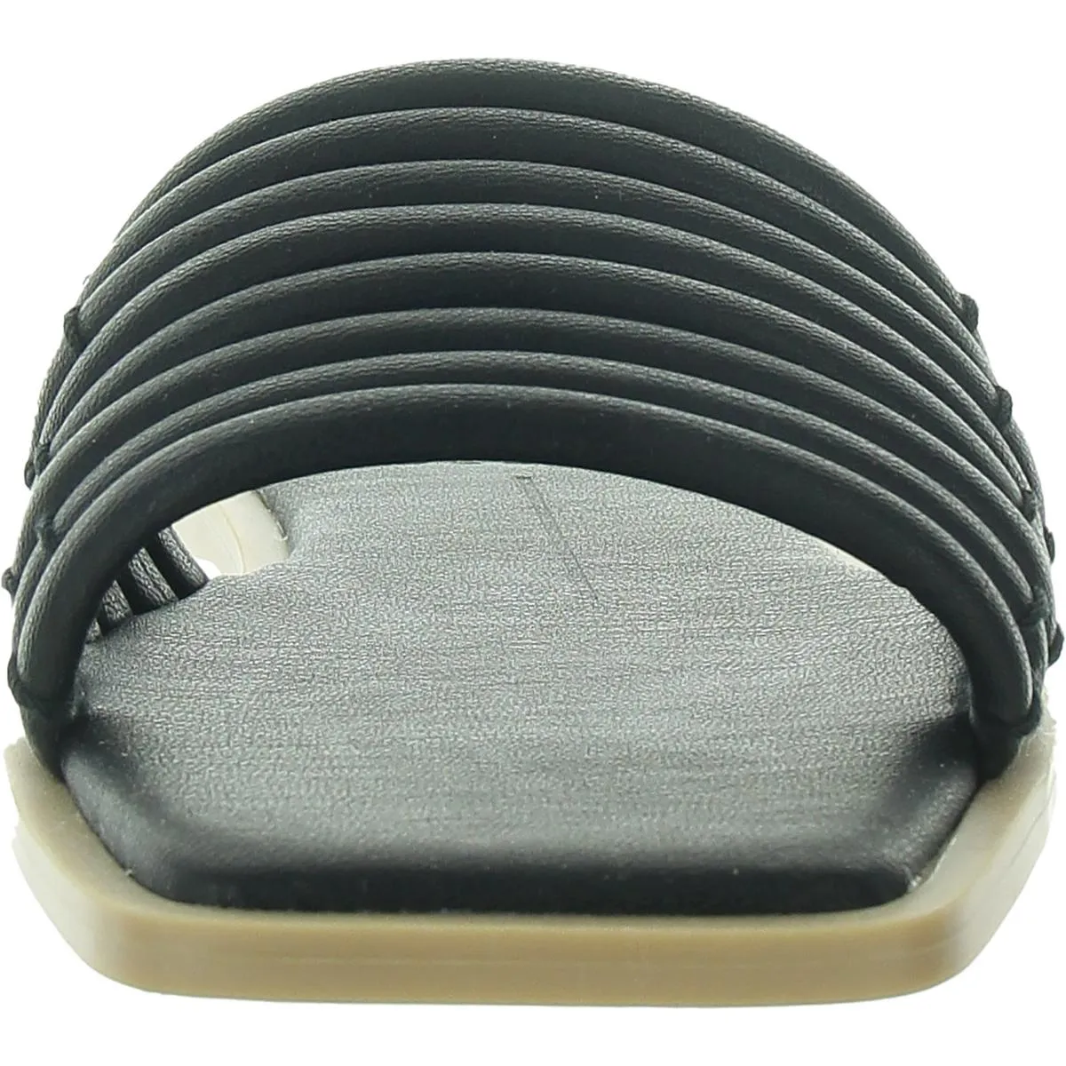 Womens Padded Insole Manmade Slide Sandals