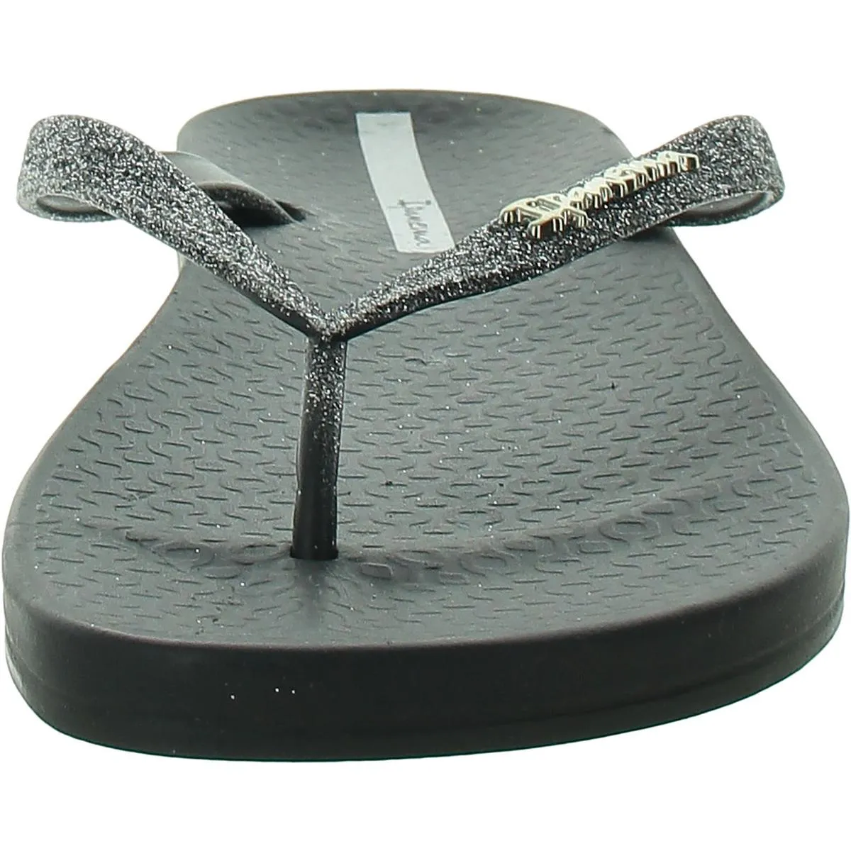 Womens Slip On Glitter Thong Sandals