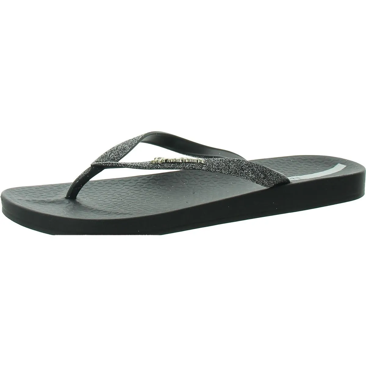 Womens Slip On Glitter Thong Sandals