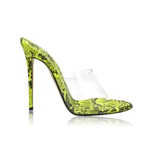 ZAIDA LIME REPTILE PRINT
