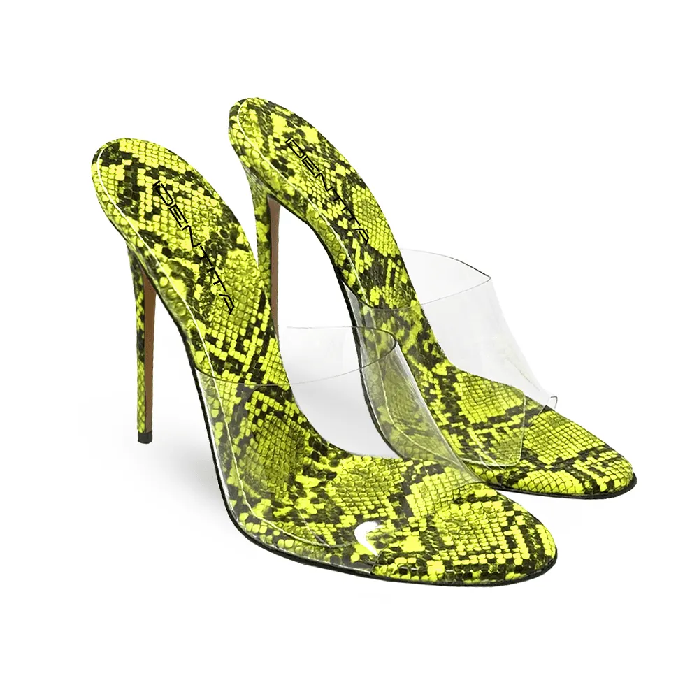 ZAIDA LIME REPTILE PRINT