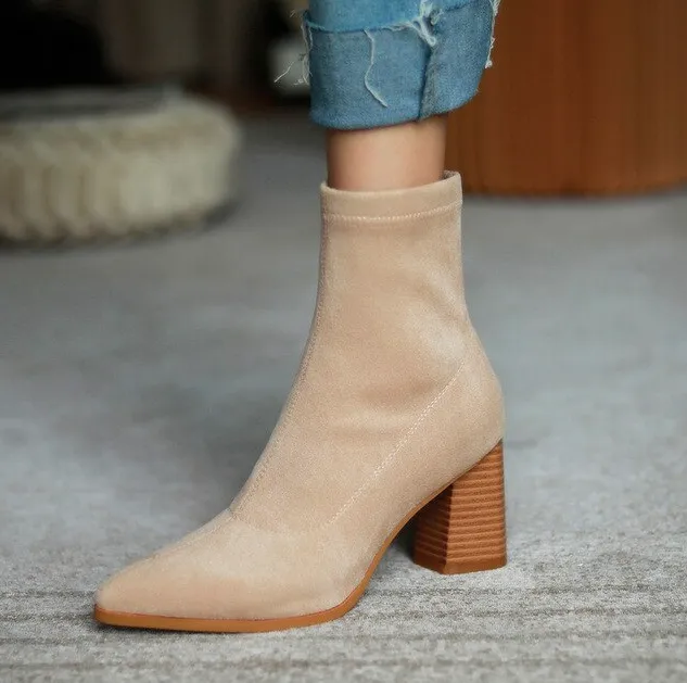 Zarena Boots Ankle Height