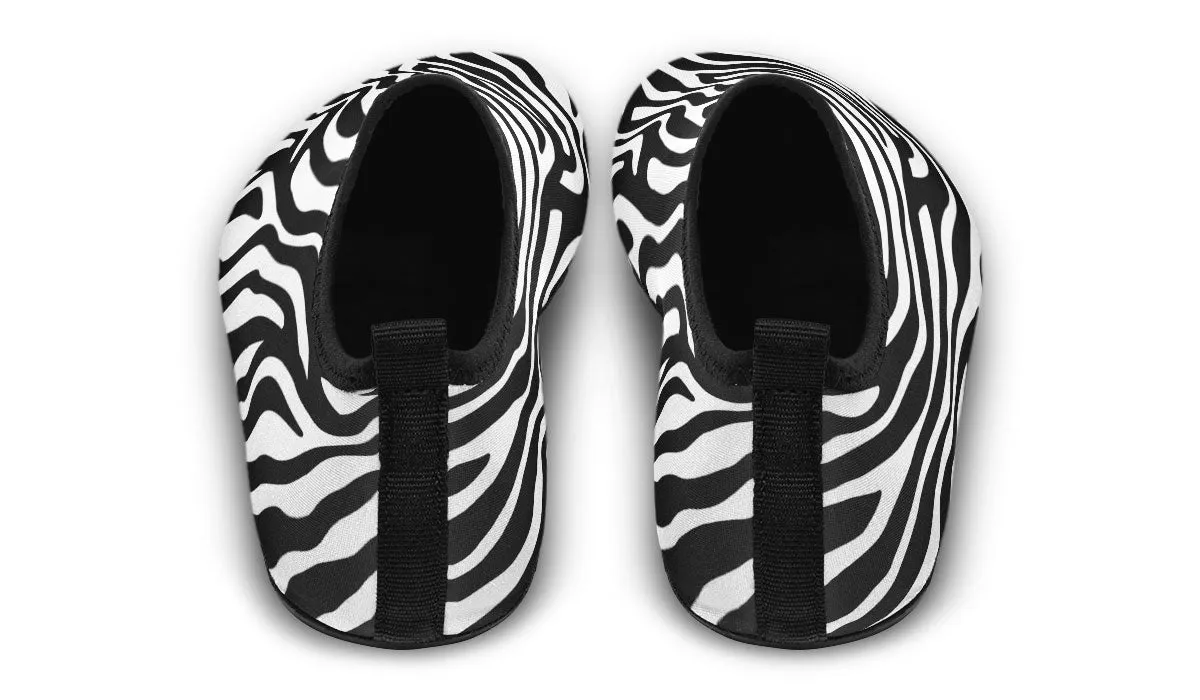 Zebra Print Aqua Barefoot Shoes