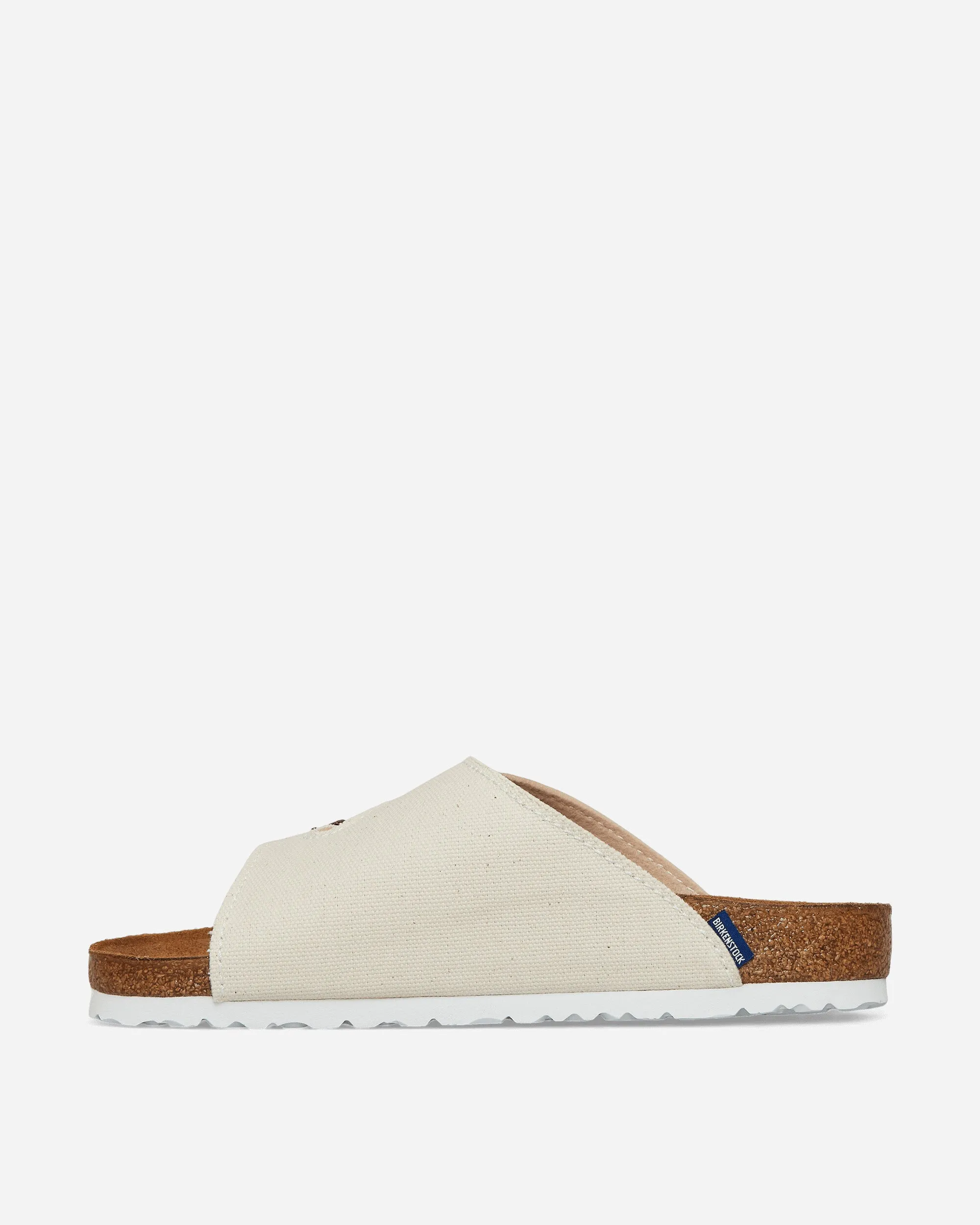 Zrich Suede Canvas Sandals Eggshell